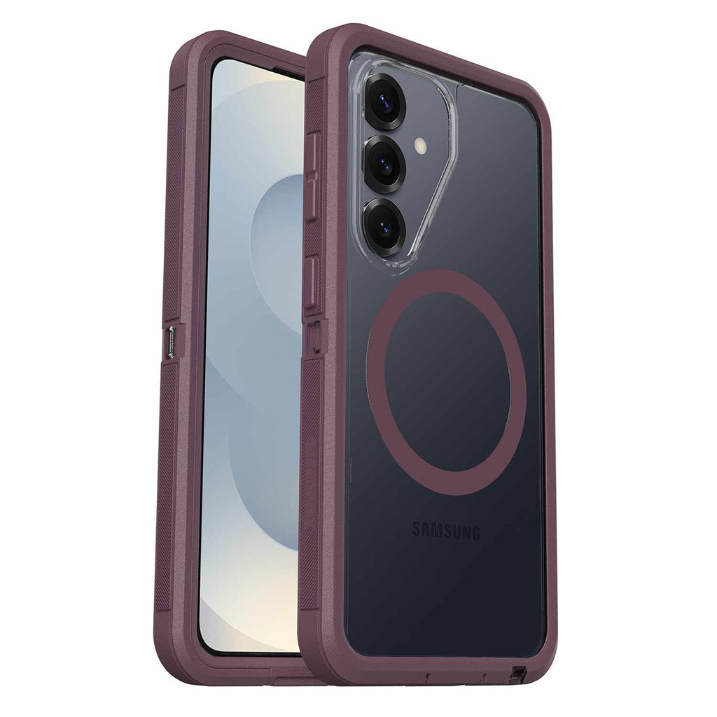 OtterBox Defender Pro XT Clear Case w/Magnets Purple Mystery for Samsung Galaxy S26