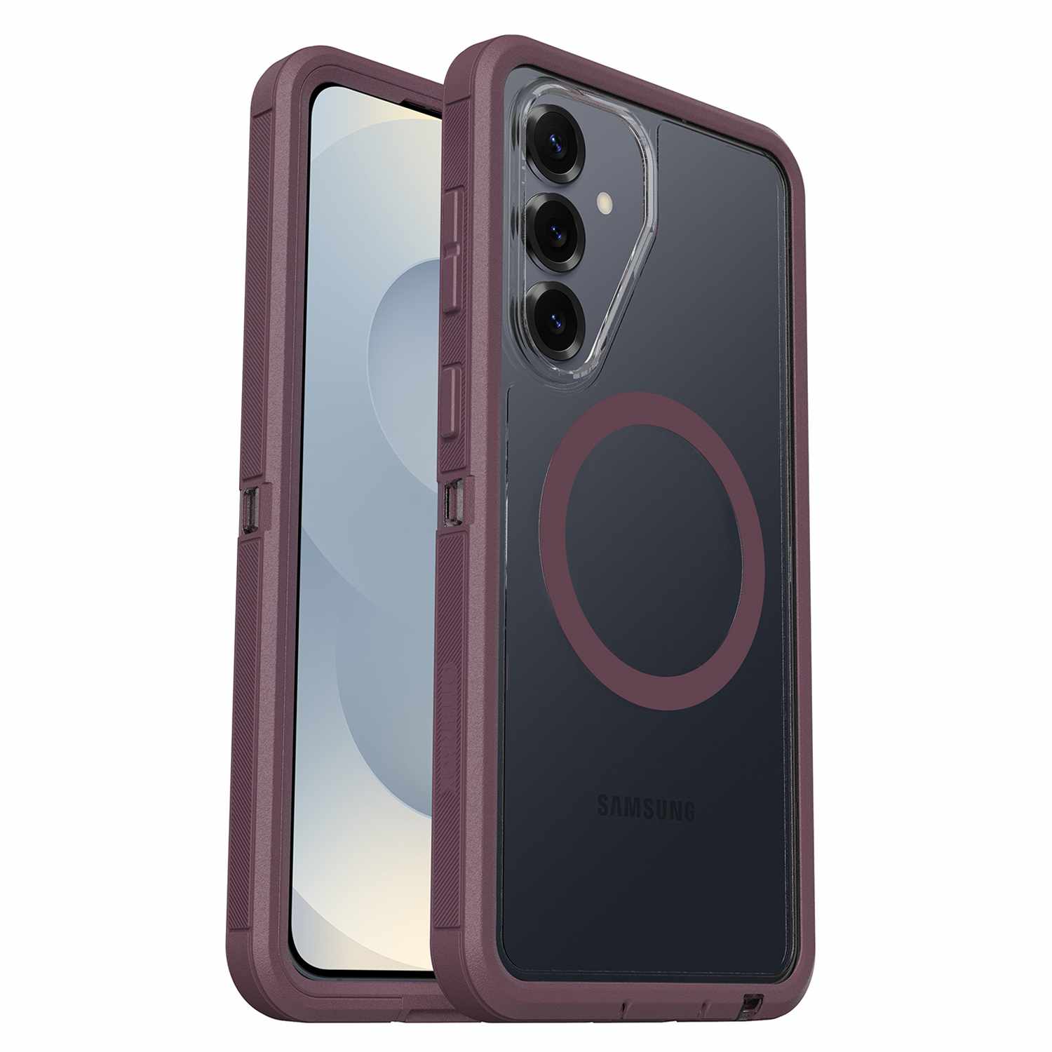 OtterBox Defender Pro XT Clear Case w/Magnets Purple Mistery for Samsung Galaxy S26+