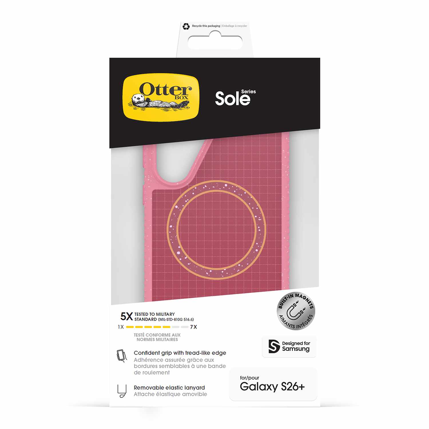 OtterBox Sole Case w/Magnets Xtra Hot for Samsung Galaxy S26+