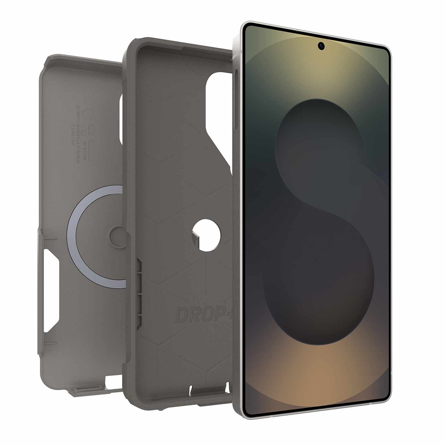 OtterBox Commuter Case w/Magnets Grey Comfort for Samsung Galaxy S26 Ultra