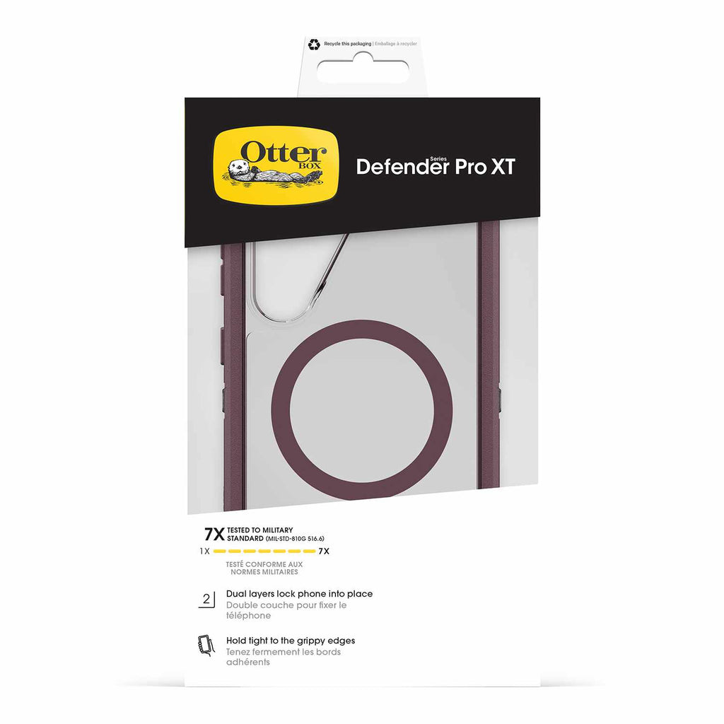 OtterBox Defender Pro XT Clear Case w/Magnets Purple Mystery for Samsung Galaxy S26 Ultra