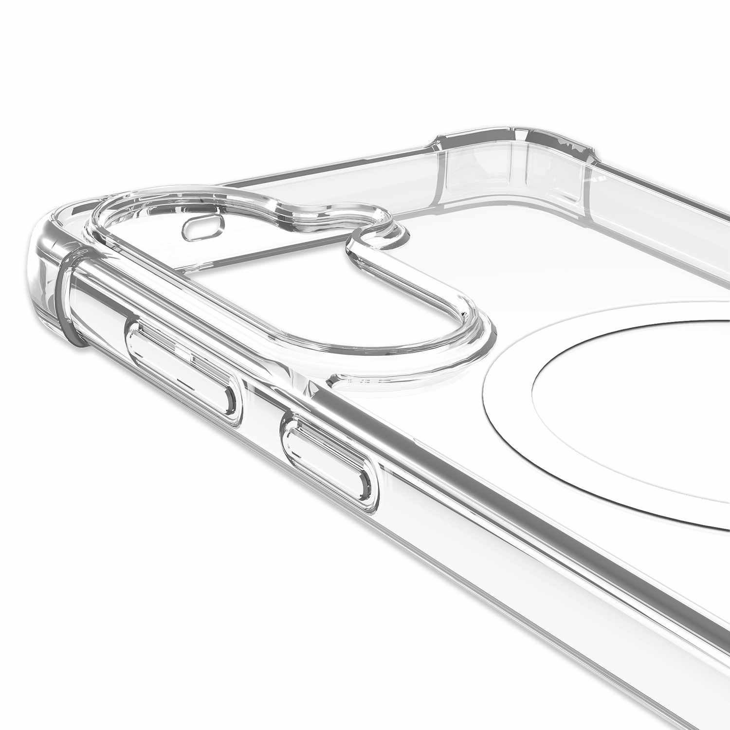Blu Element Dropzone Rugged Case w/Magnets Clear for Samsung Galaxy S26
