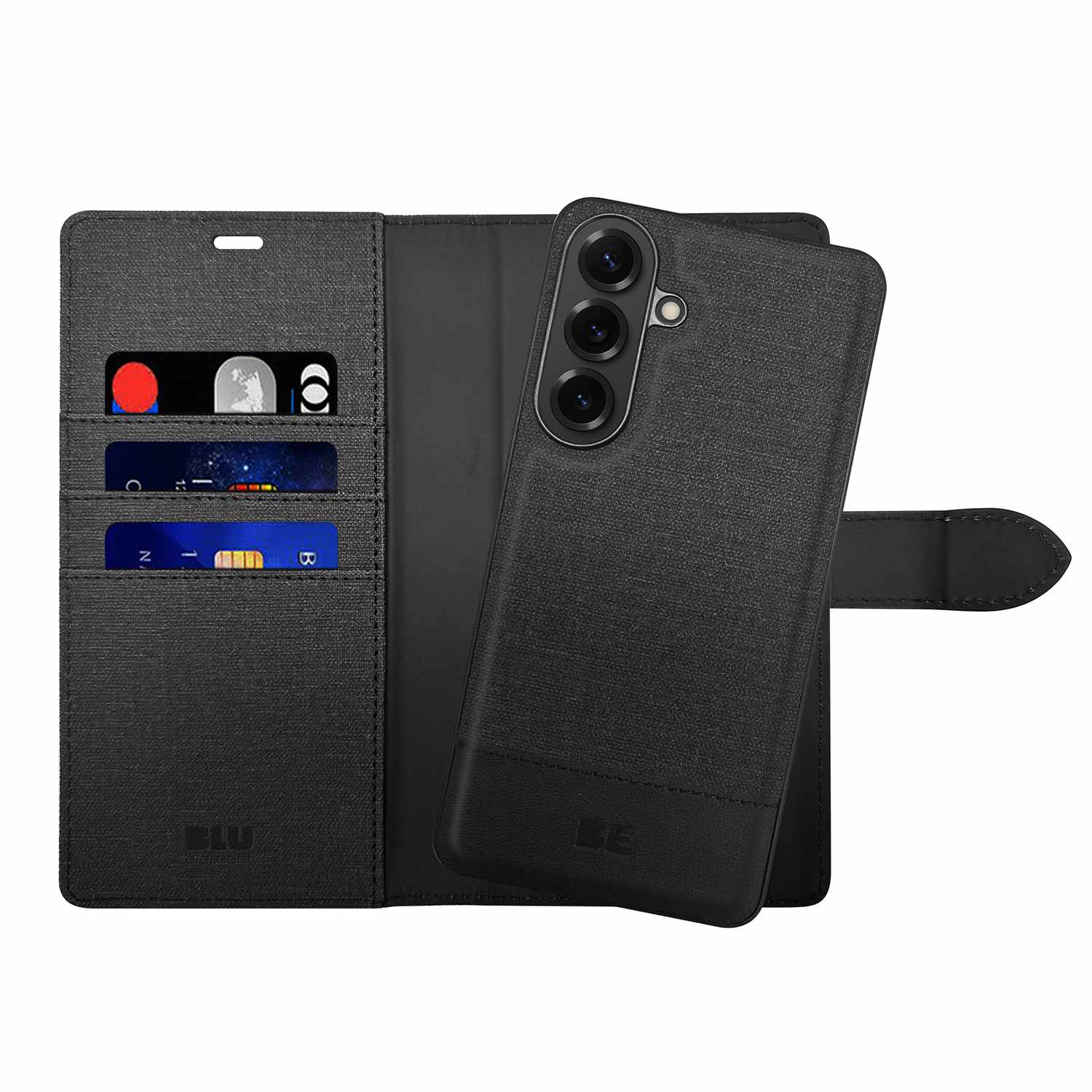 Blu Element Folio 2-in-1 Case Black for Samsung Galaxy S26
