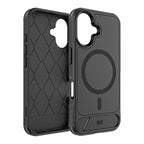 Blu Element Armour Ultra MagSafe w/Kickstand Case Black for iPhone 16