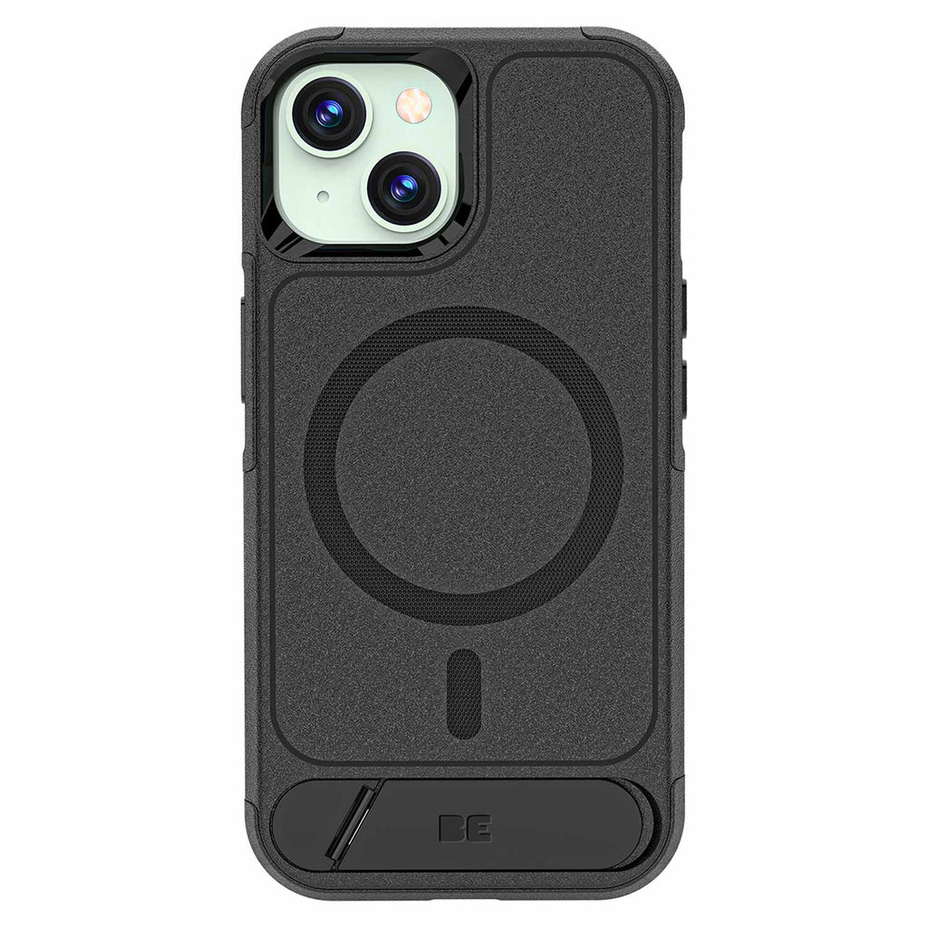 Blu Element Armour Ultra MagSafe w/Kickstand Case Black for iPhone 17e/16e/15/14/13