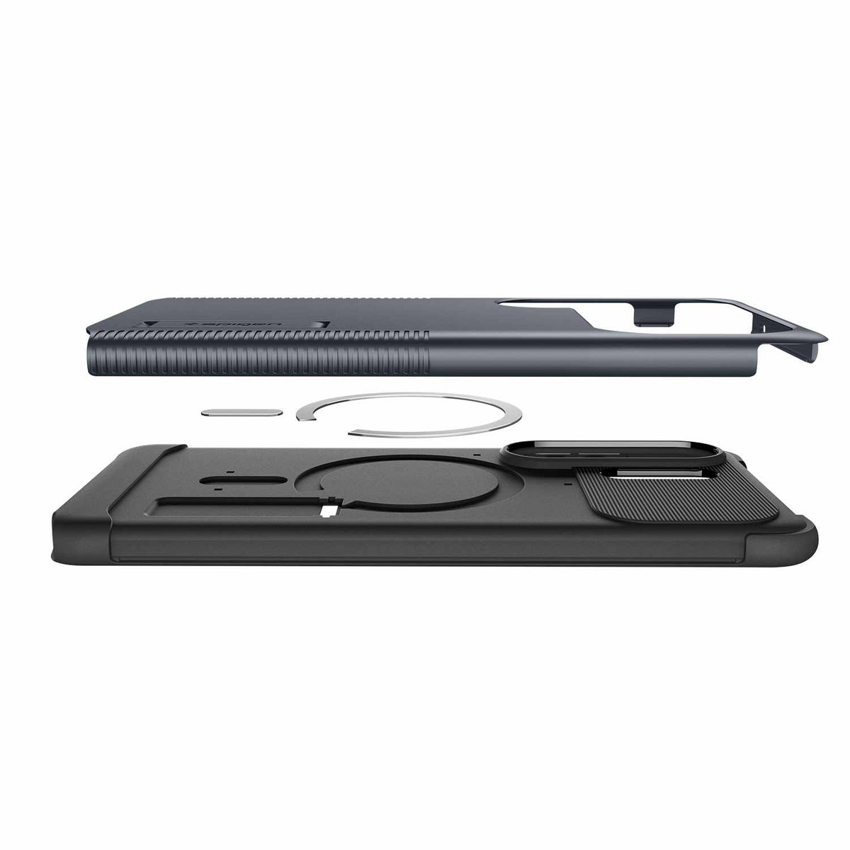 Spigen Slim Armor Case w/Magnets Metal Slate for Samsung Galaxy S26 Ultra