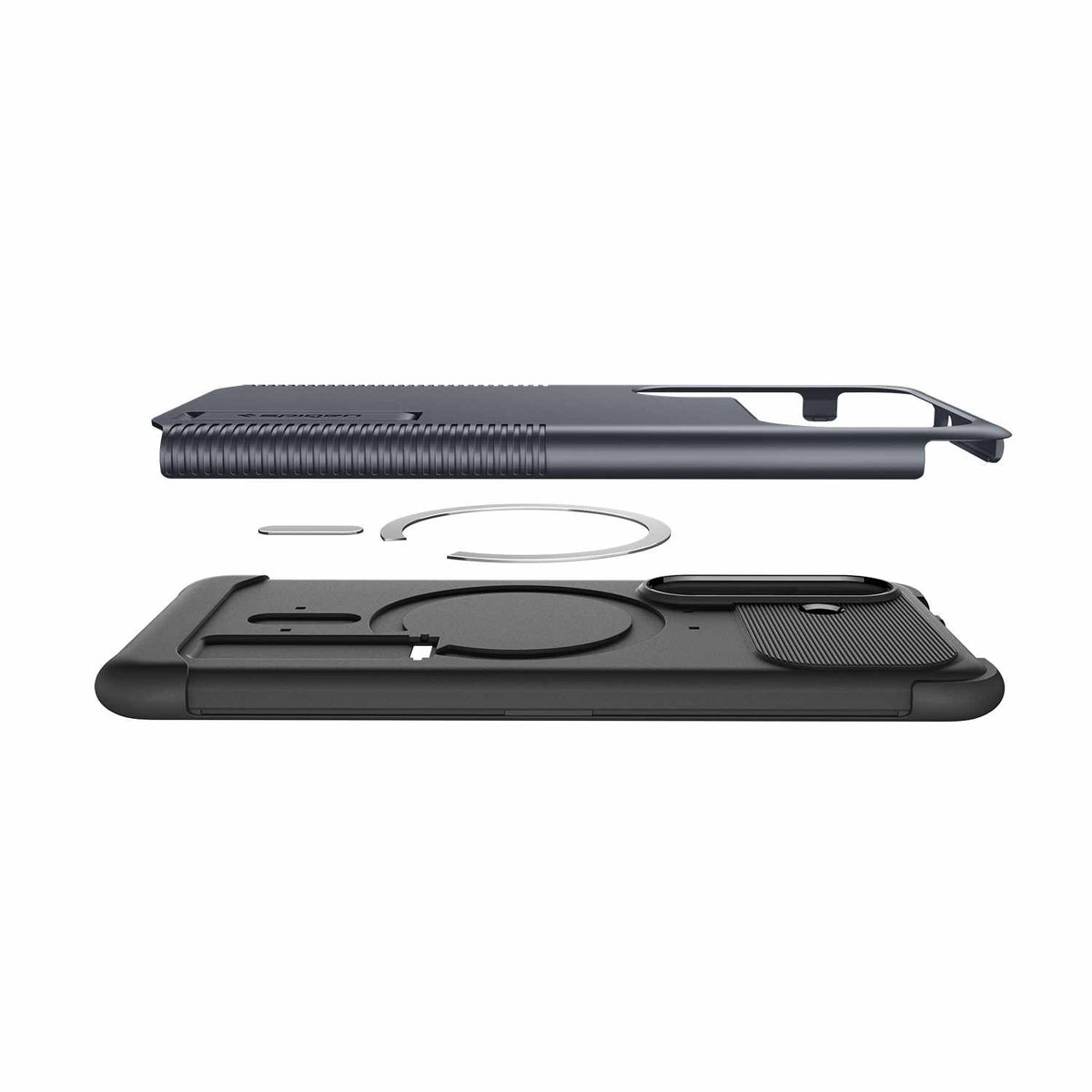 Spigen Slim Armor Case w/Magnets Metal Slate for Samsung Galaxy S26+