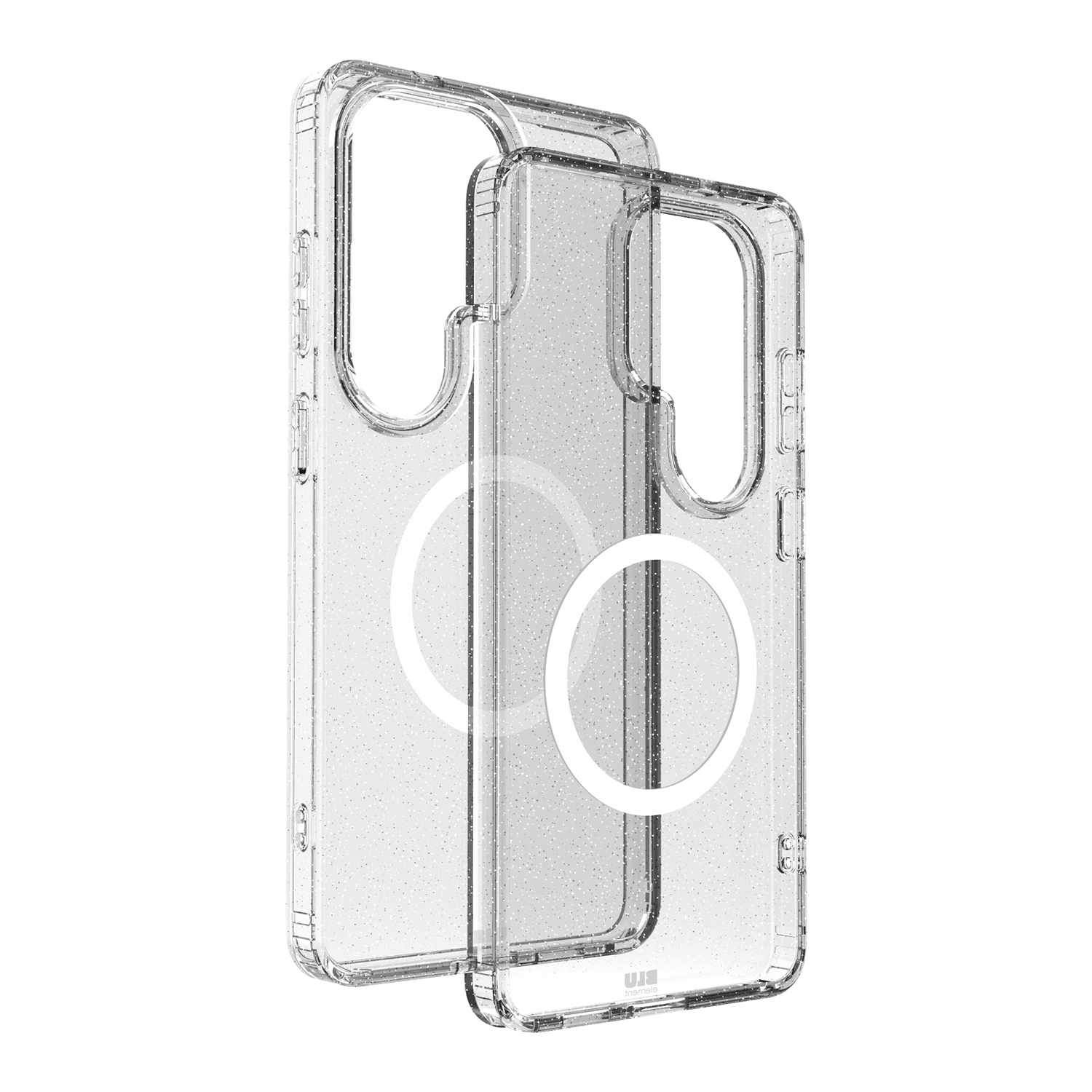 Blu Element Dropzone Rugged Glitter Case w/Magnets Clear for Samsung Galaxy S26 Ultra