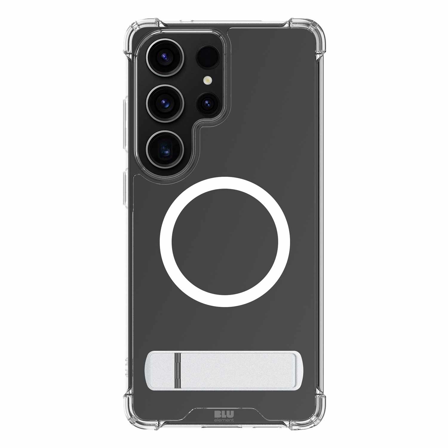 Blu Element Dropzone Rugged Kickstand Case w/Magnets Clear for Samsung Galaxy S26 Ultra