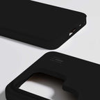 Ideal of Sweden Silicone Case Compatible w/Magnets Black for Samsung Galaxy S26 Ultra