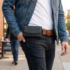 Blu Element Universal Phone Case Holster Pouch with Belt Clip S-M Black
