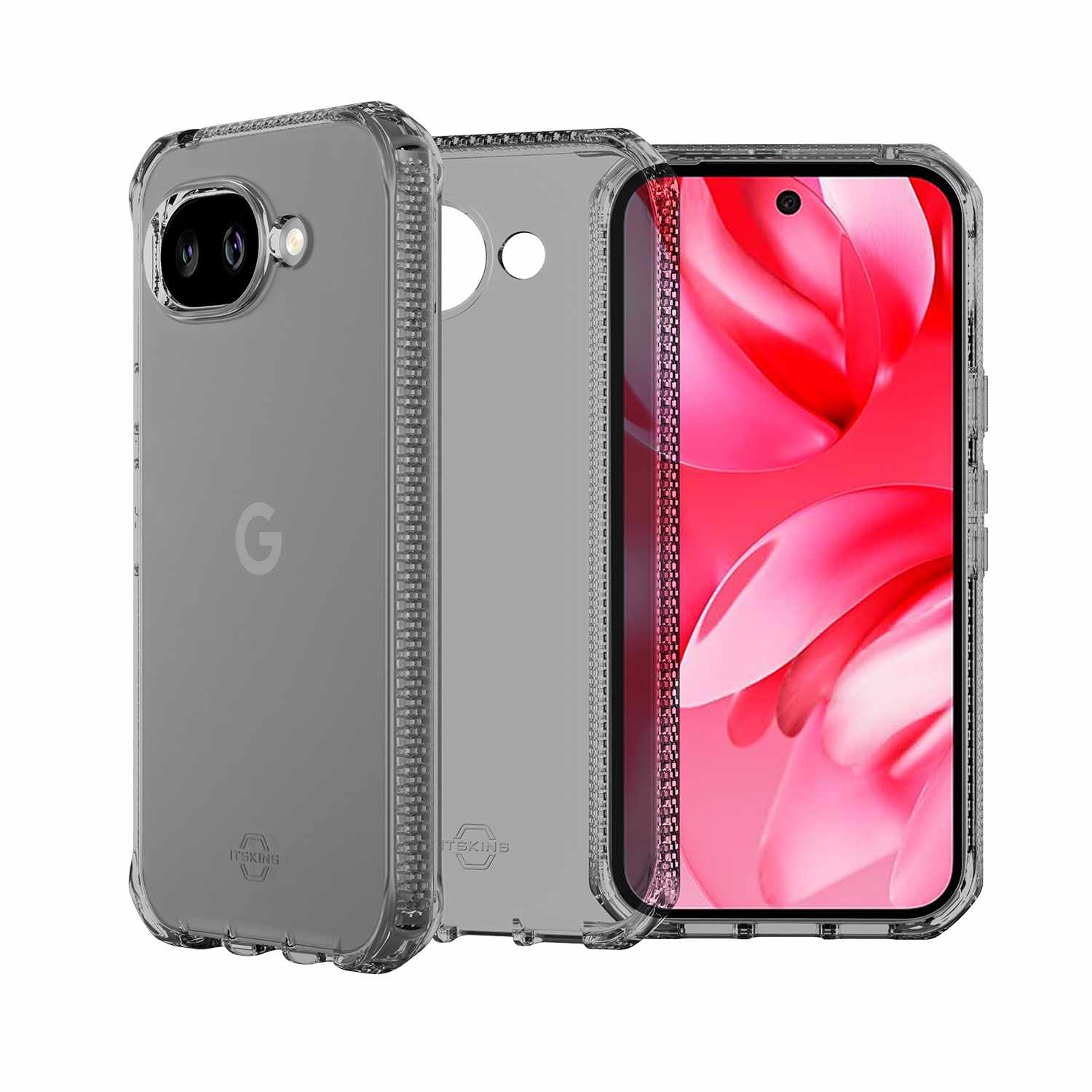 ITSKINS Spectrum_R Clear Case Smoke for Google Pixel 10a