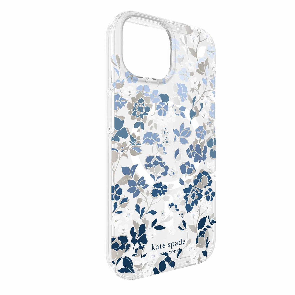 Kate Spade Protective MagSafe Case Flowerbed Blue for iPhone 17e/16e/15/14/13