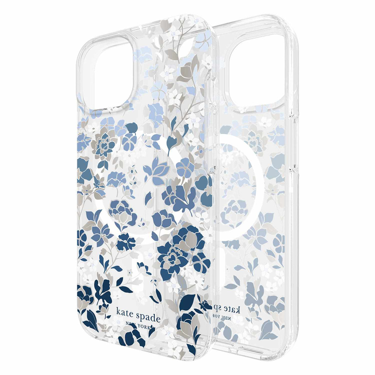 Kate Spade Protective MagSafe Case Flowerbed Blue for iPhone 17e/16e/15/14/13