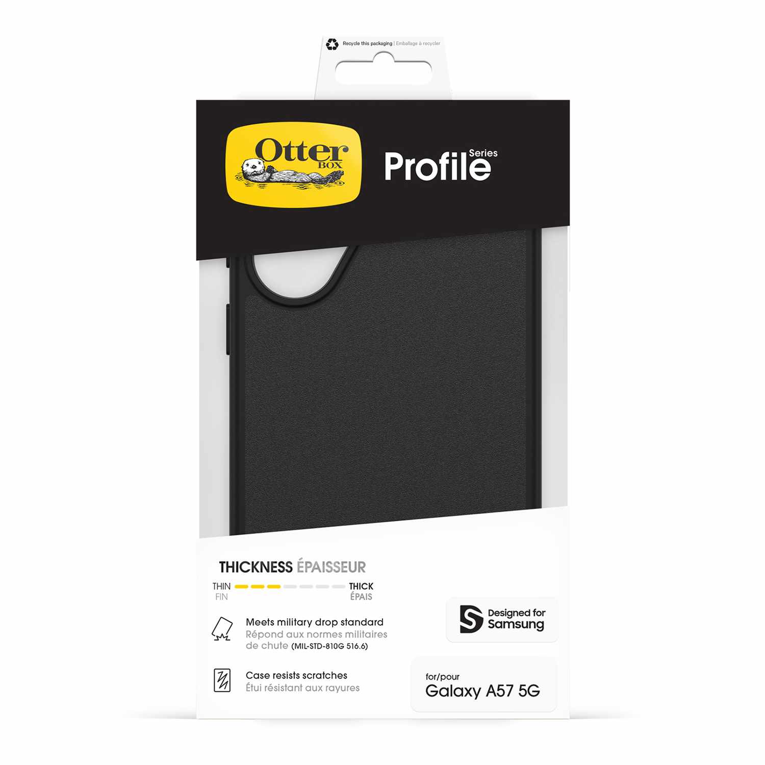 OtterBox Profile Case Black for Samsung Galaxy A57 5G