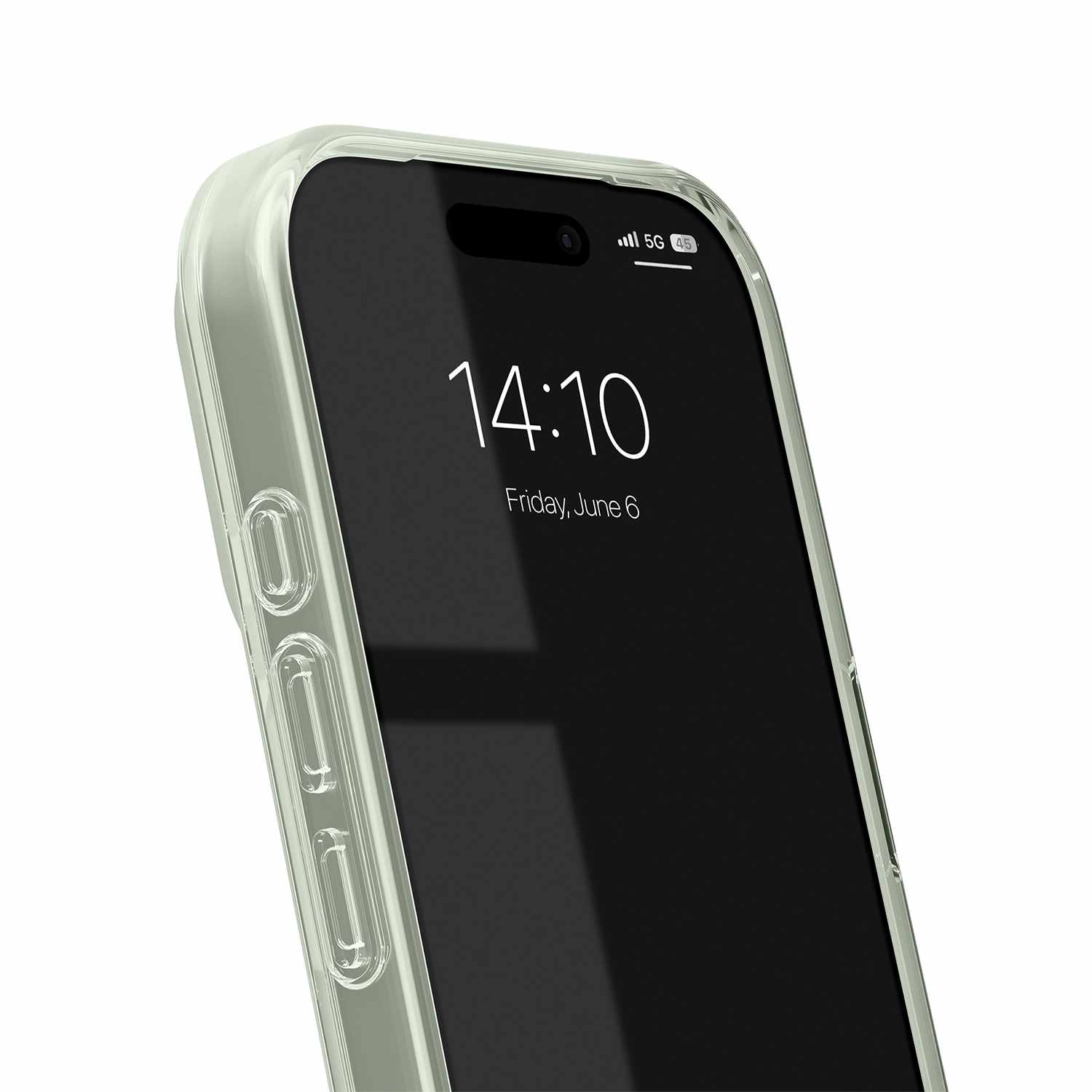 Ideal of Sweden Glitter Glow MagSafe Case Sage Green for iPhone 17 Pro