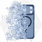 ITSKINS Hybrid_R Vapor MagSafe Case Navy Blue for iPhone 17 Pro Max