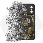 ITSKINS Supreme_R Stand Nylon MagSafe Case Camouflage Green for iPhone 17 Pro Max