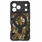 ITSKINS Supreme_R Stand Nylon MagSafe Case Camouflage Green for iPhone 17 Pro