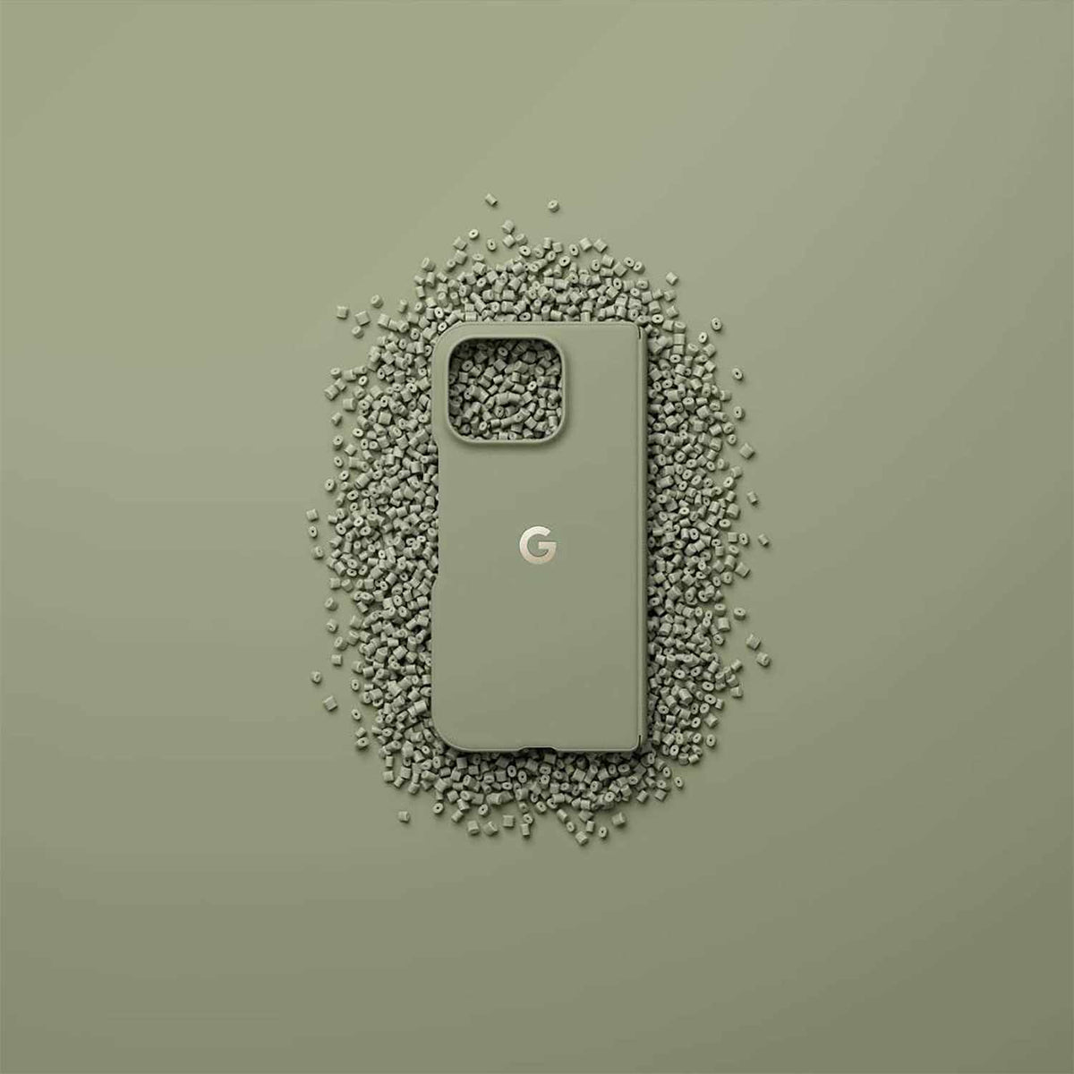 Google Silicone Case w/Magnets Obsidian for Google Pixel 11 Pro Fold