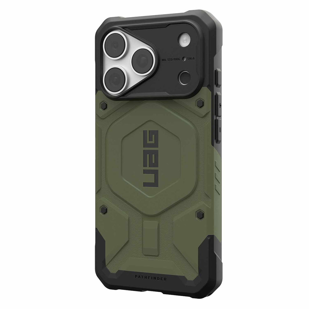 UAG Pathfinder MagSafe Rugged Case Olive Drab for iPhone 18 Pro/17 Pro