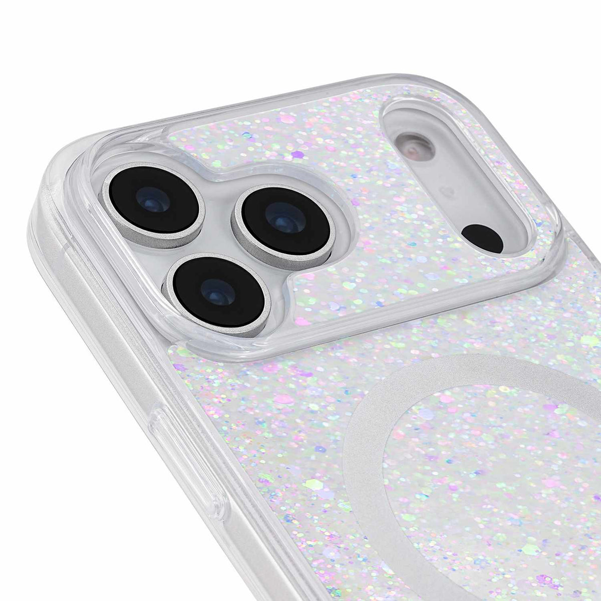 Kate Spade Protective MagSafe Case Chunky Glitter Iridescent for iPhone 18 Pro/17 Pro