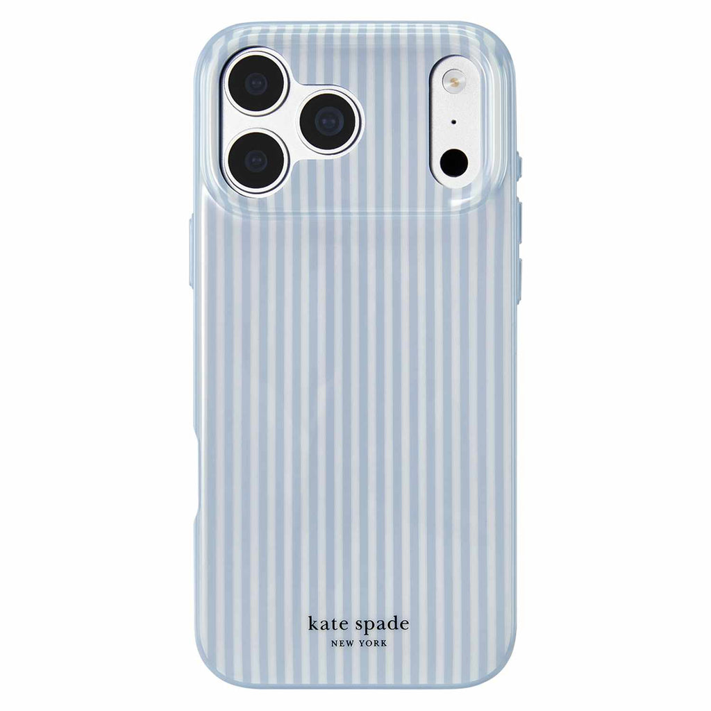 Kate Spade Protective MagSafe Case Stripe Diamond Blue for iPhone 18 Pro/17 Pro