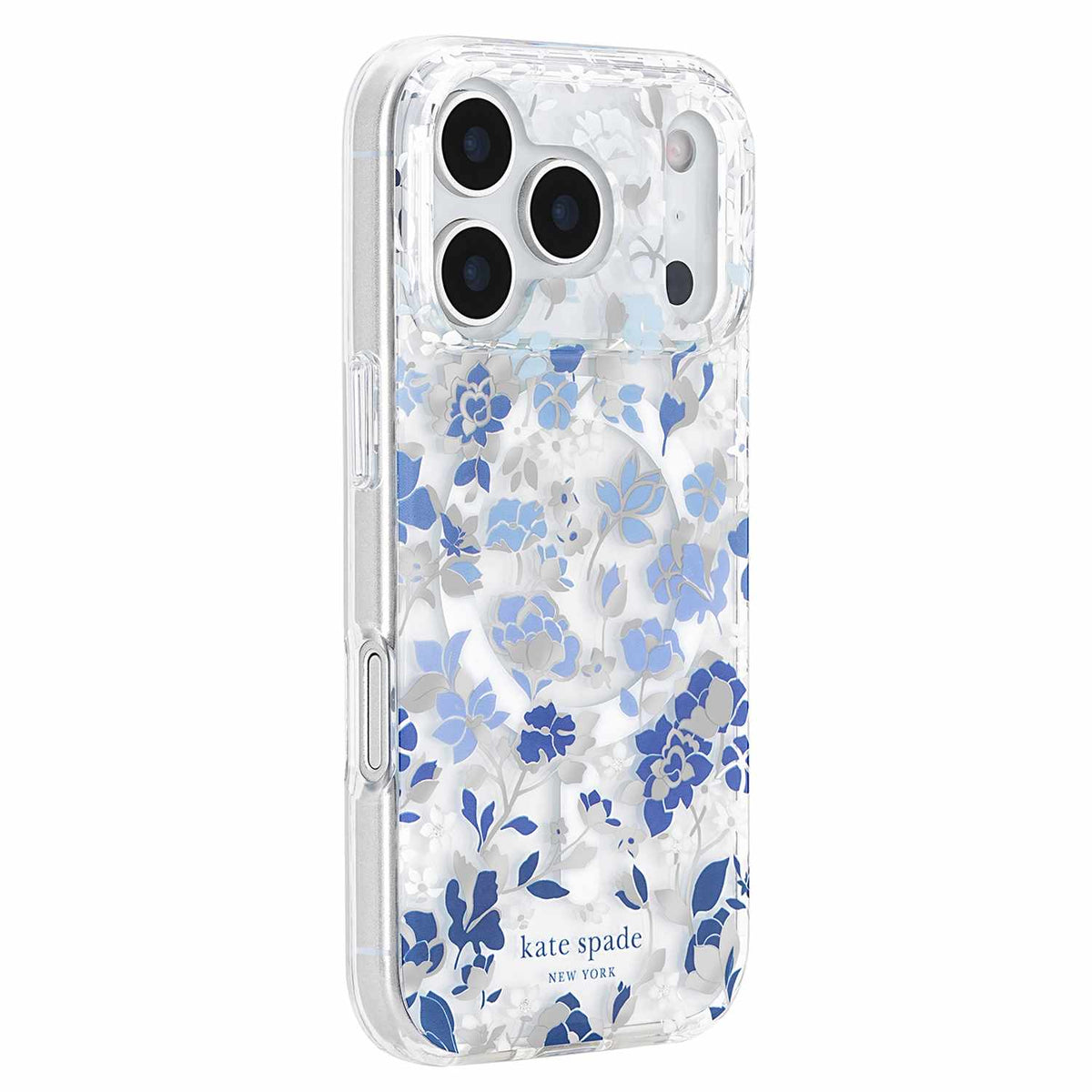 Kate Spade Protective MagSafe Case Flowerbed Blue for iPhone 18 Pro/17 Pro