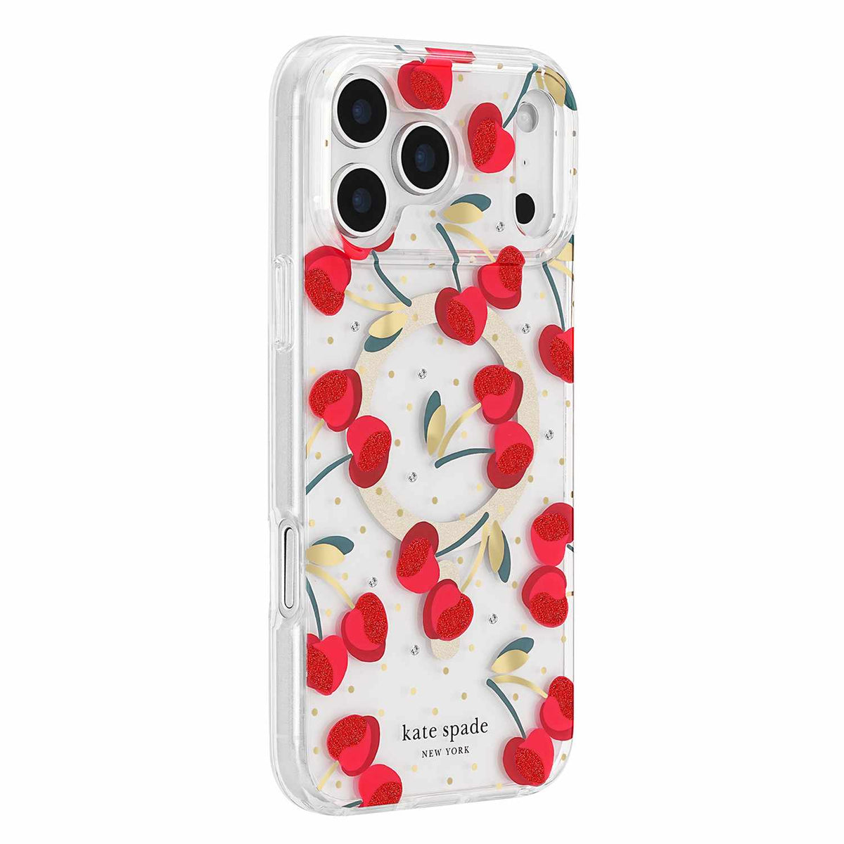 Kate Spade Protective MagSafe Case Cherry Dot for iPhone 18 Pro Max/17 Pro Max