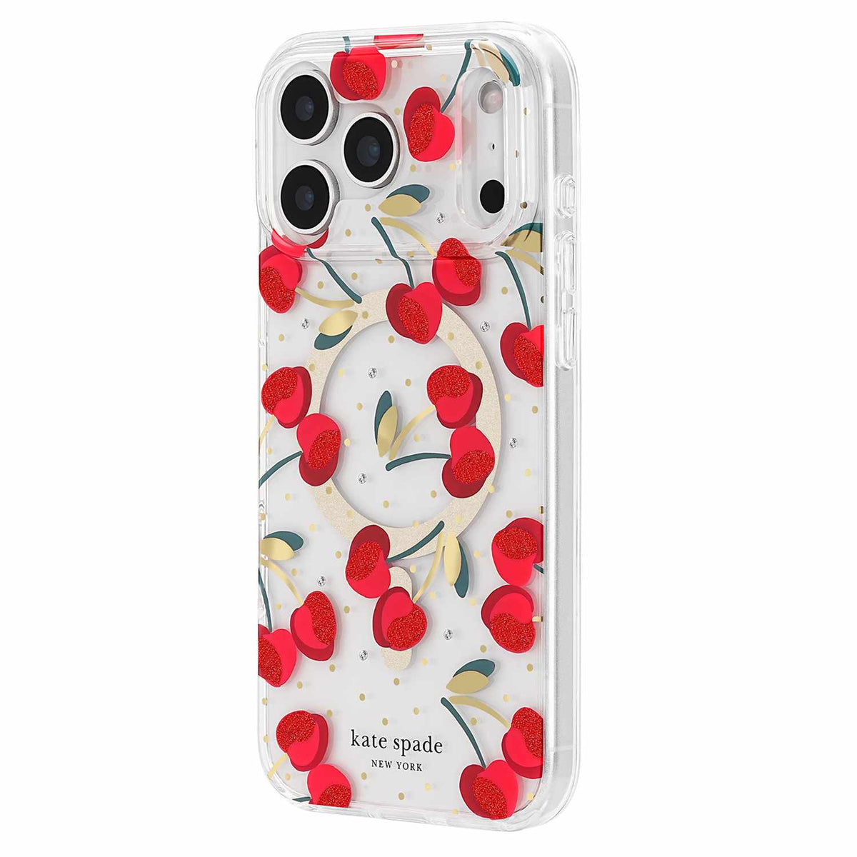 Kate Spade Protective MagSafe Case Cherry Dot for iPhone 18 Pro Max/17 Pro Max