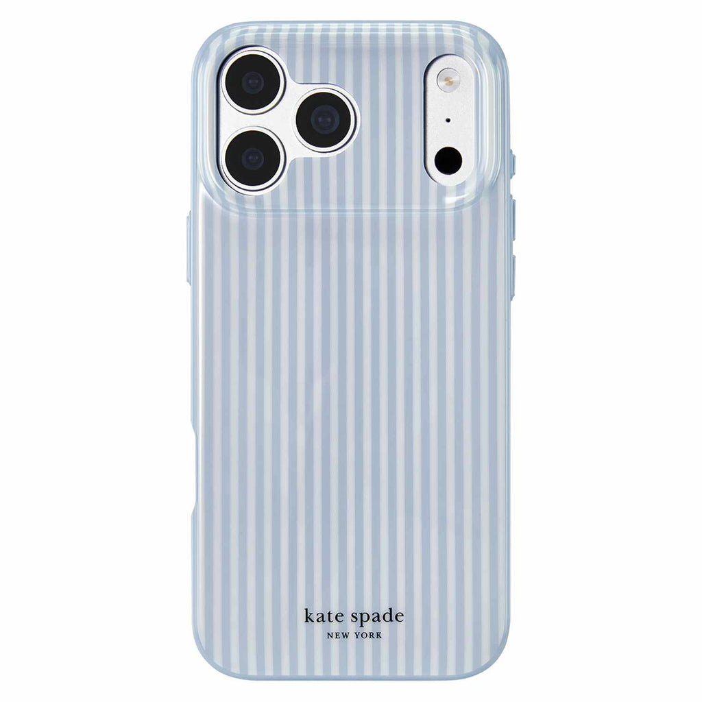 Kate Spade Protective MagSafe Case Stripe Diamond Blue for iPhone 18 Pro Max/17 Pro Max