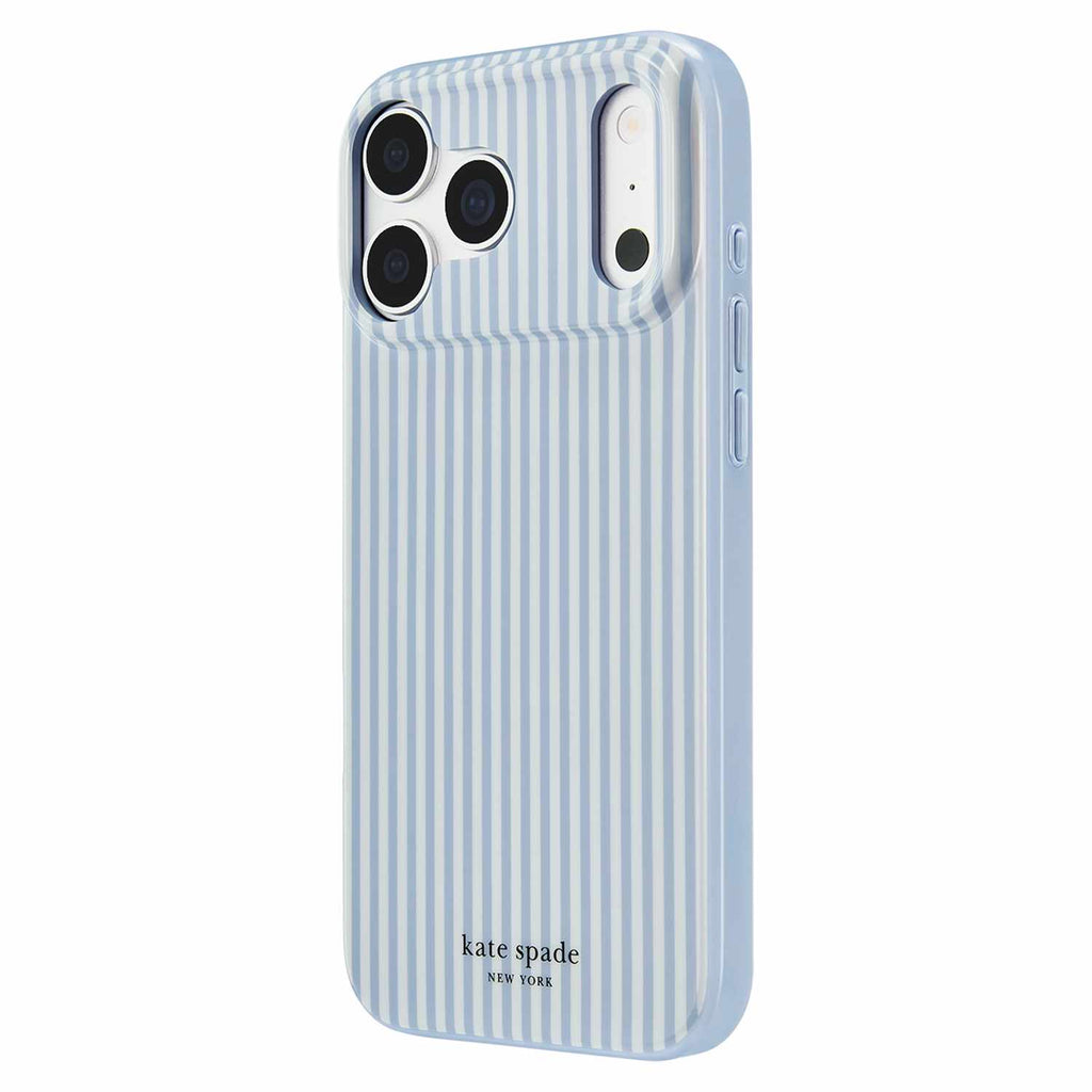 Kate Spade Protective MagSafe Case Stripe Diamond Blue for iPhone 18 Pro Max/17 Pro Max