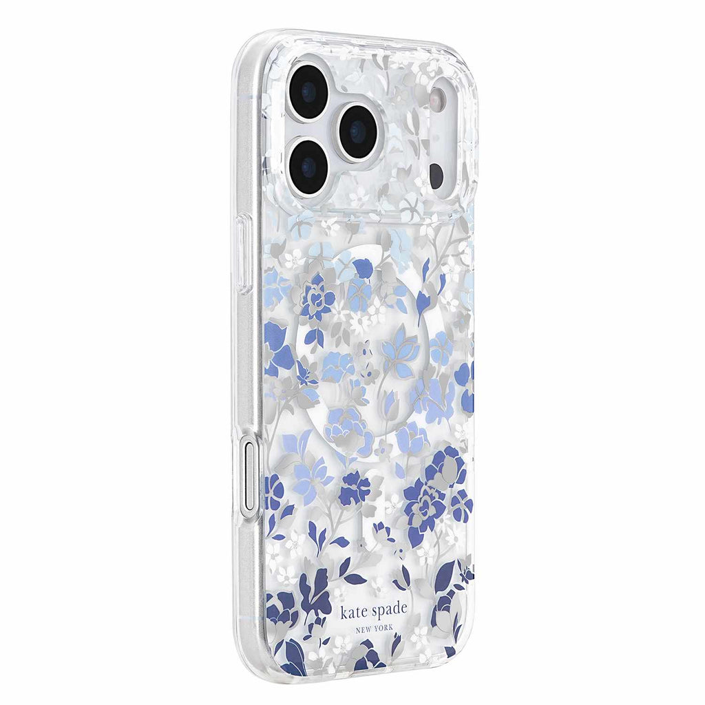 Kate Spade Protective MagSafe Case Flowerbed Blue for iPhone 18 Pro Max/17 Pro Max