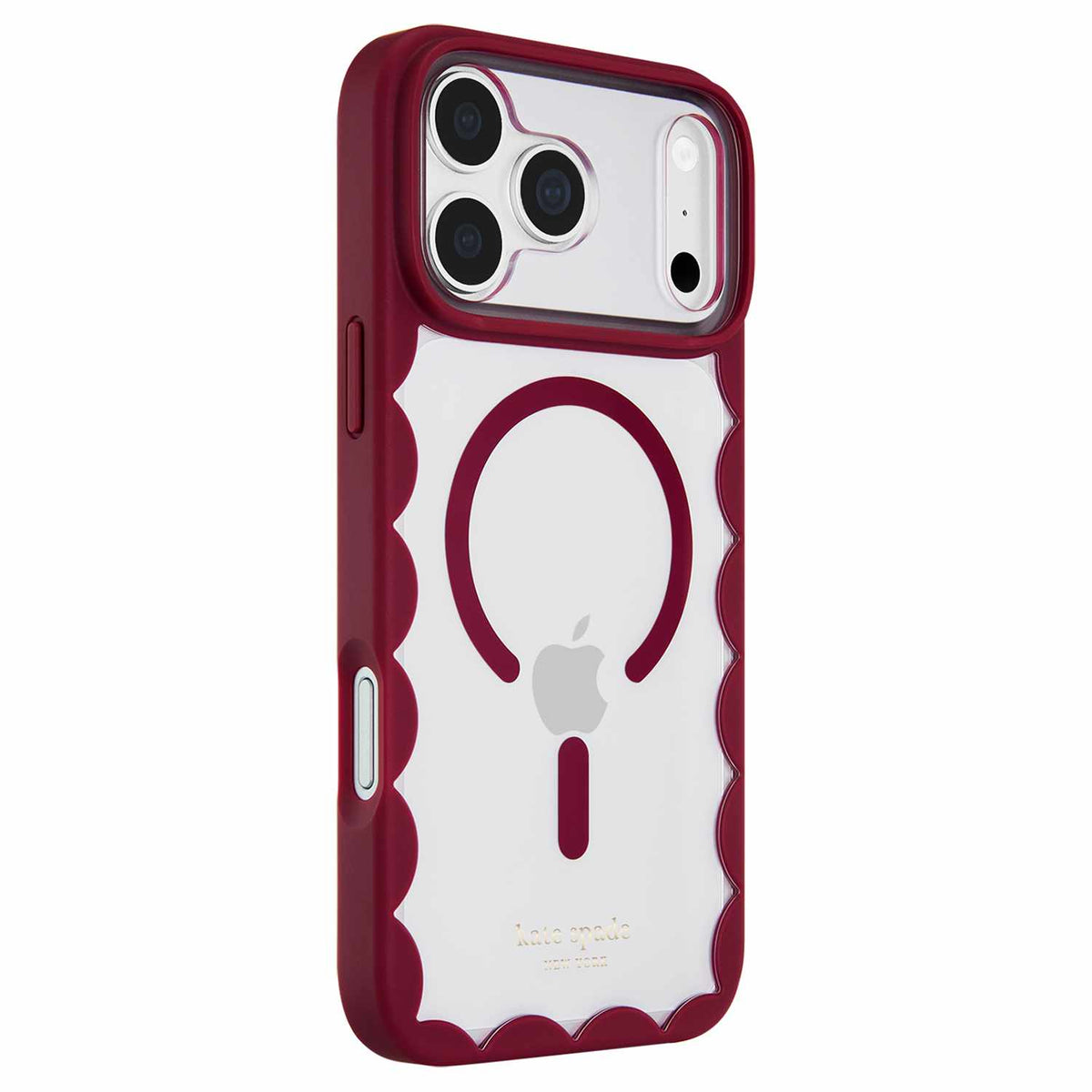 Kate Spade Scallop MagSafe Case Cherry Glaze for iPhone 18 Pro Max/17 Pro Max