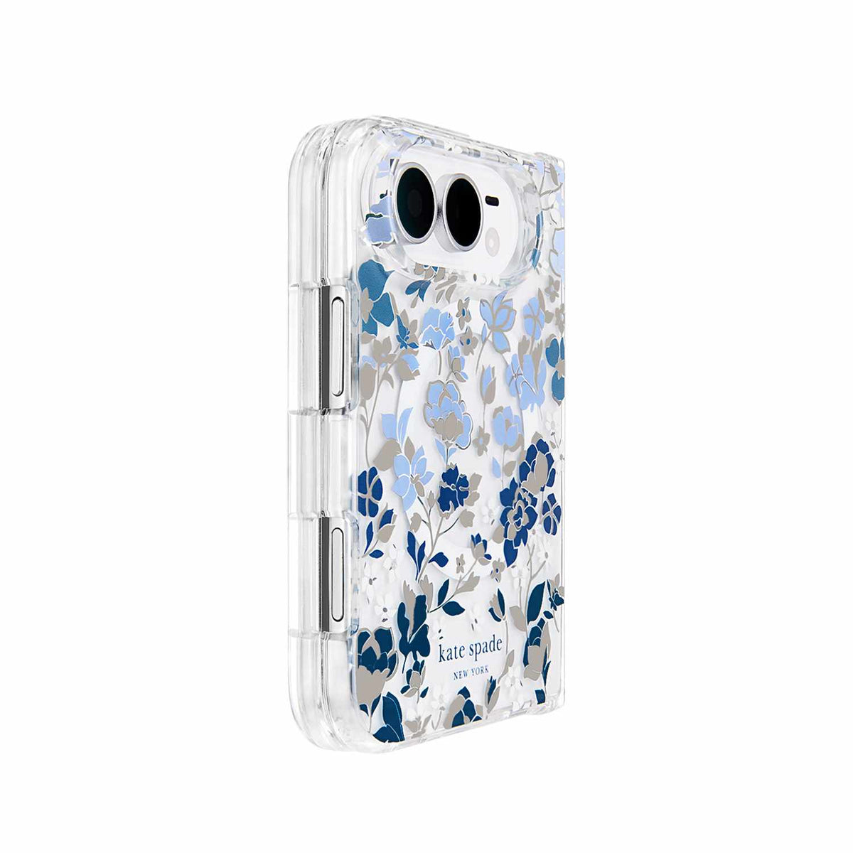 Kate Spade Protective MagSafe Case Flowerbed Blue for iPhone Duo