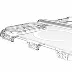 ITSKINS Hybrid_R Hinge MagSafe Clear Case for iPhone Duo