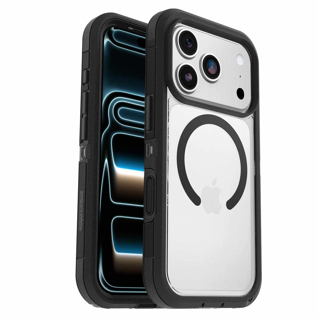 OtterBox Defender Pro XT Clear MagSafe Case Dark Side for iPhone 18 Pro/17 Pro