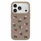 OtterBox Symmetry Cactus Leather Embroidery MagSafe Case Cottage Rose for iPhone 18 Pro/17 Pro