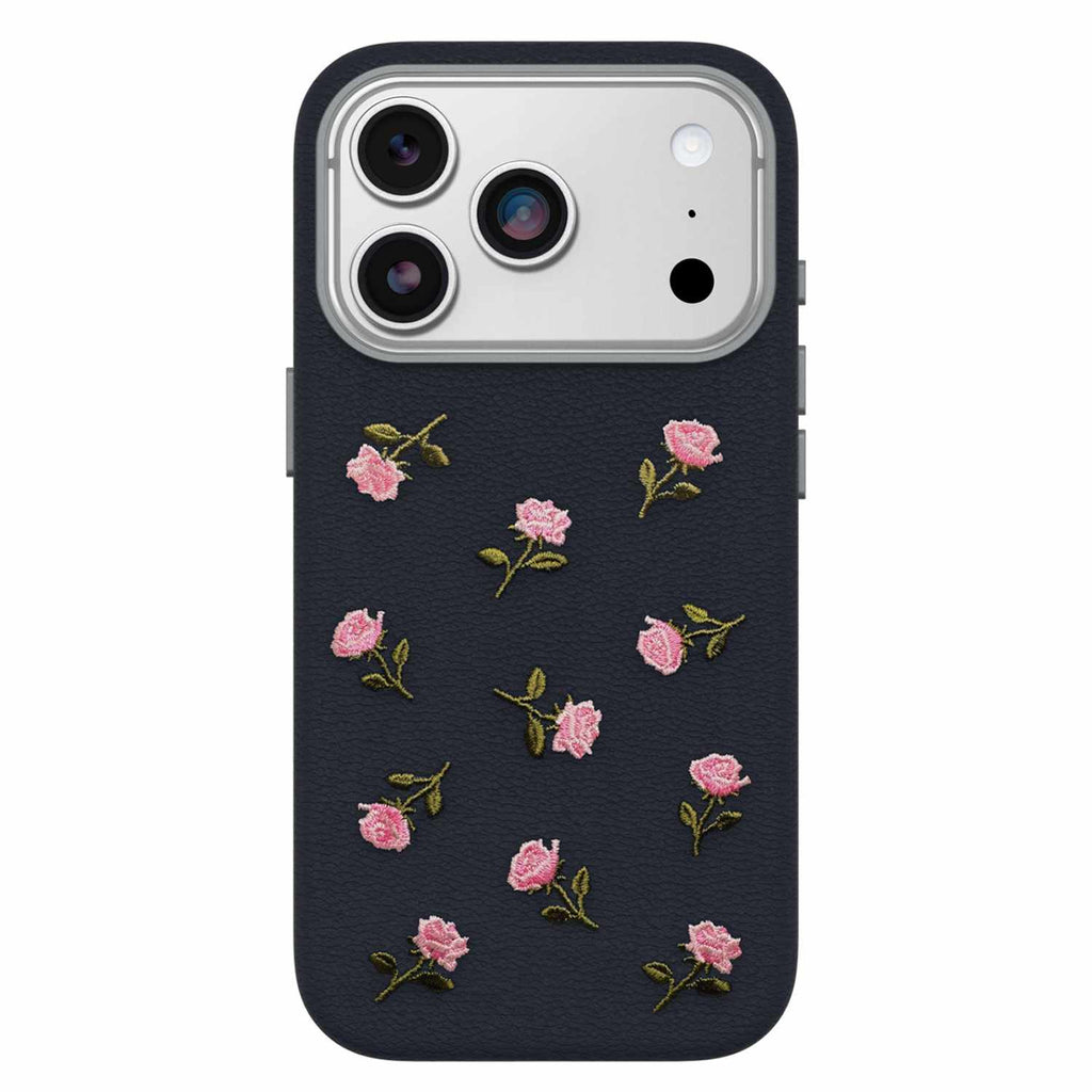 OtterBox Symmetry Cactus Leather Embroidery MagSafe Case Manor Bloom for iPhone 18 Pro/17 Pro