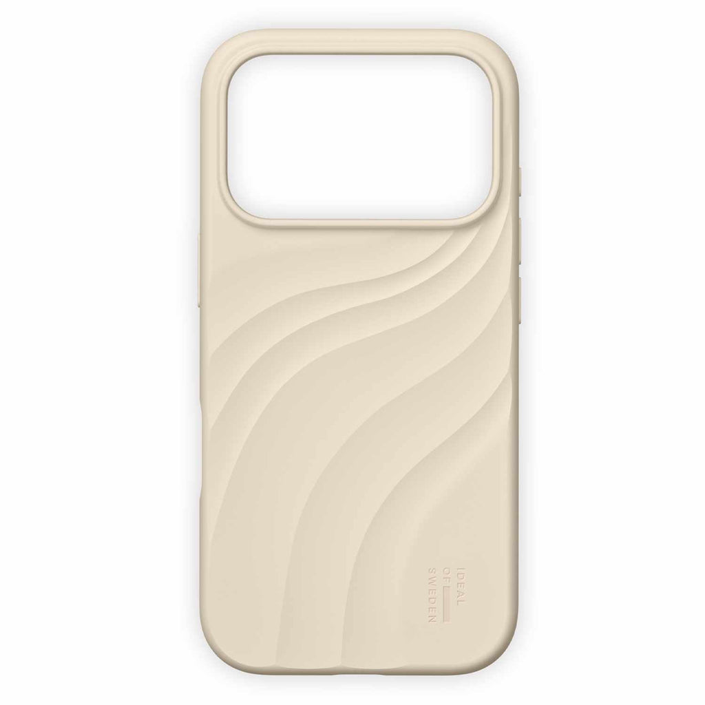 Ideal of Sweden Soft Swirl MagSafe Case Cloud Dancer for iPhone 18 Pro/17 Pro