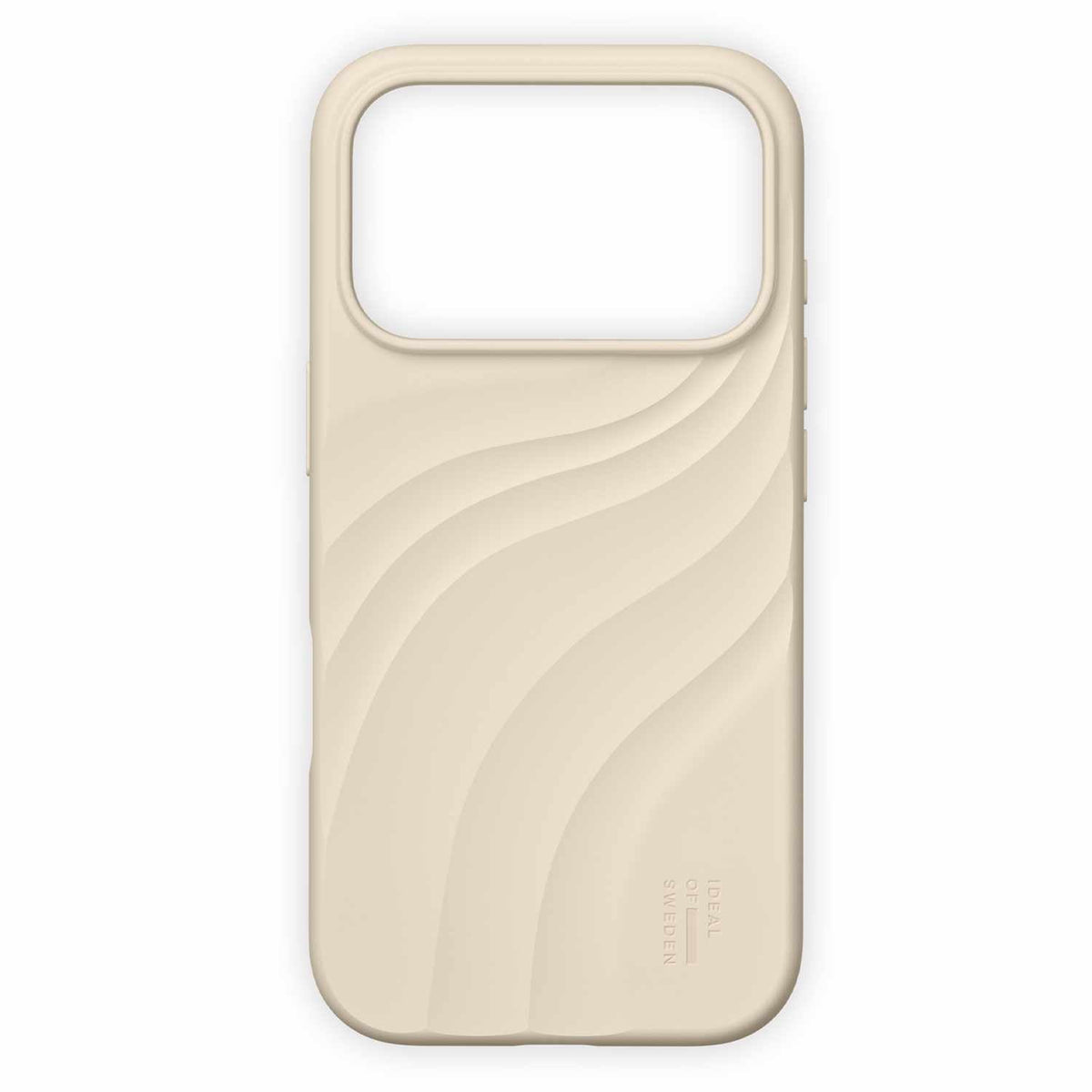 Ideal of Sweden Soft Swirl MagSafe Case Cloud Dancer for iPhone 18 Pro/17 Pro