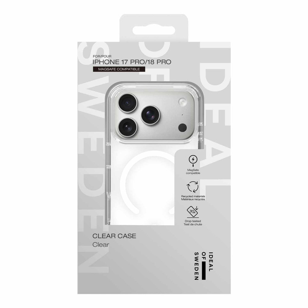 Ideal of Sweden Clear MagSafe Case for iPhone 18 Pro/17 Pro