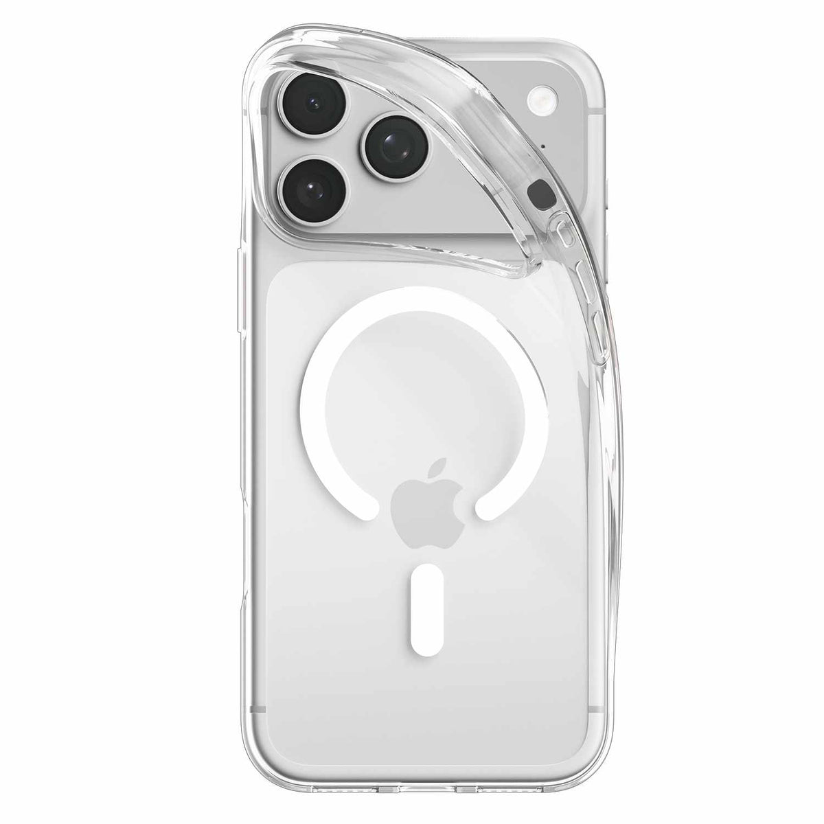 Spigen Crystal Flex Magfit Case Clear White for iPhone 18 Pro Max/17 Pro Max