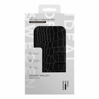 Ideal of Sweden Magnet Wallet MagSafe Case Black Croco for iPhone 18 Pro/17 Pro