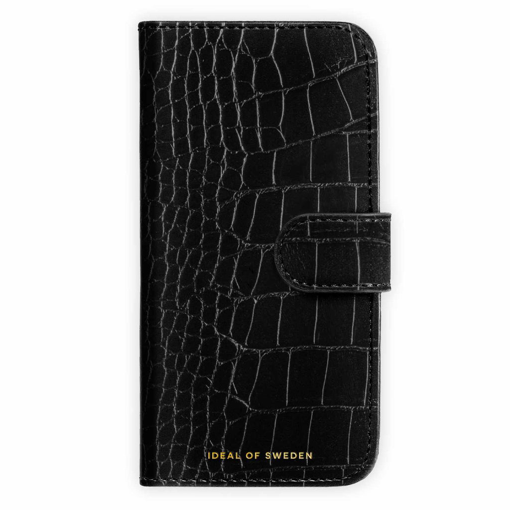 Ideal of Sweden Magnet Wallet MagSafe Case Black Croco for iPhone 18 Pro Max/17 Pro Max