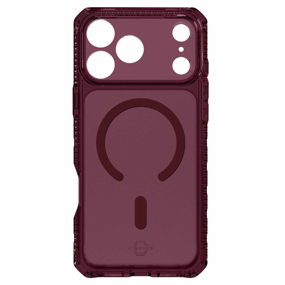 ITSKINS Hybrid_R Vapor MagSafe Case Plum for iPhone 18 Pro/17 Pro