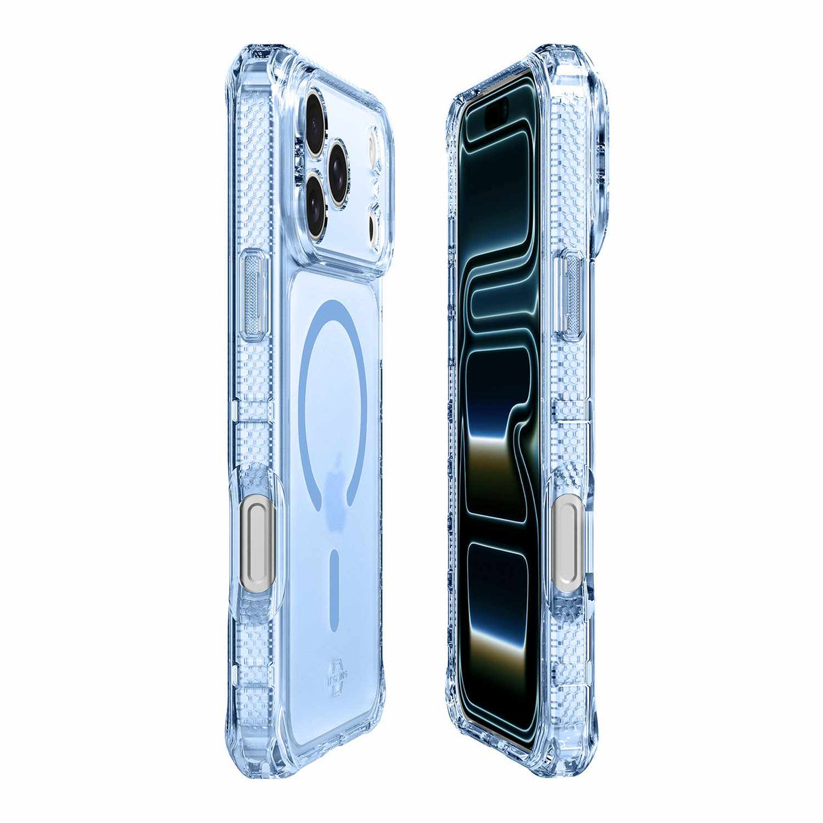 ITSKINS Hybrid_R Vapor MagSafe Case Light Blue for iPhone 18 Pro Max/17 Pro Max