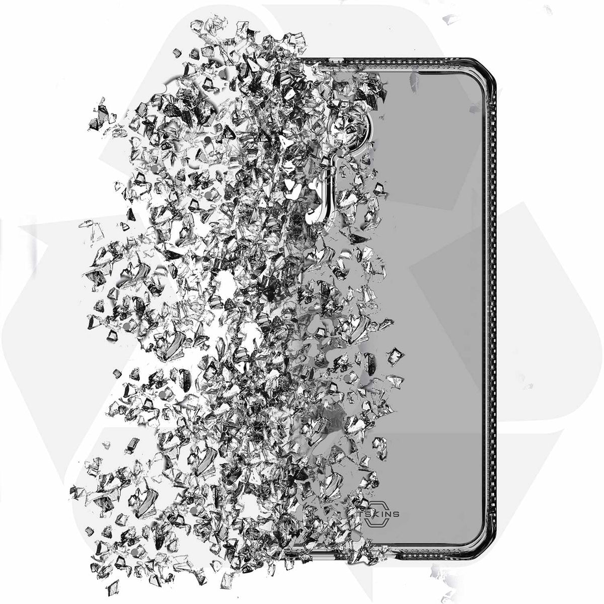 ITSKINS Spectrum_R Clear Case Smoke for Samsung  Galaxy S26 FE/Galaxy S25 FE