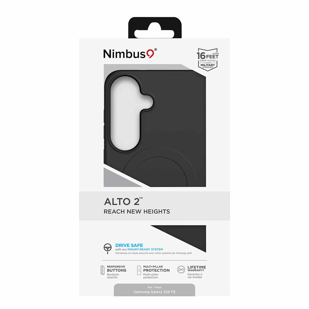 Nimbus9 Alto 2 MagSafe Case Black for Samsung Galaxy S26 FE
