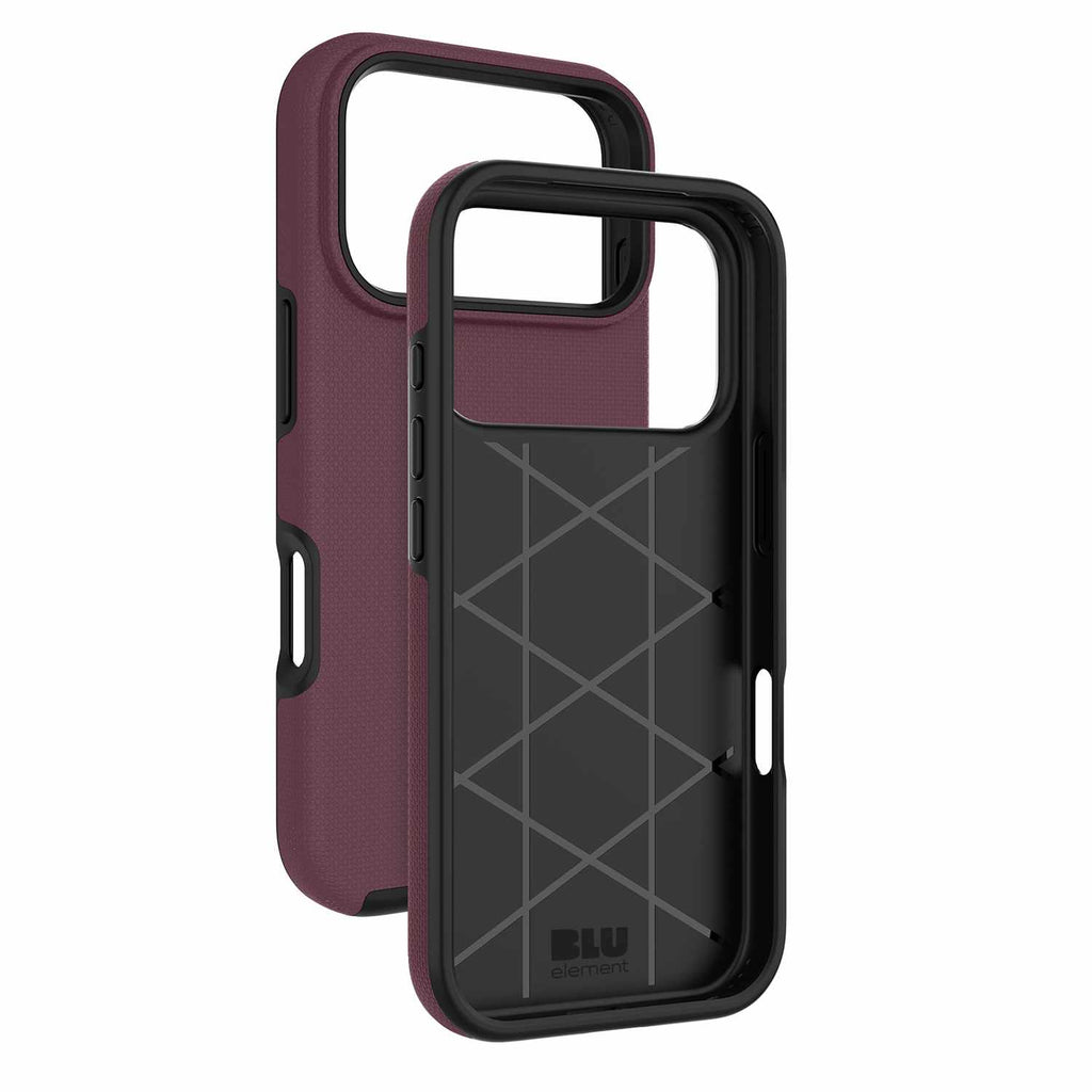 Blu Element Armour Rugged Case Burgundy for iPhone 18 Pro Max/17 Pro Max